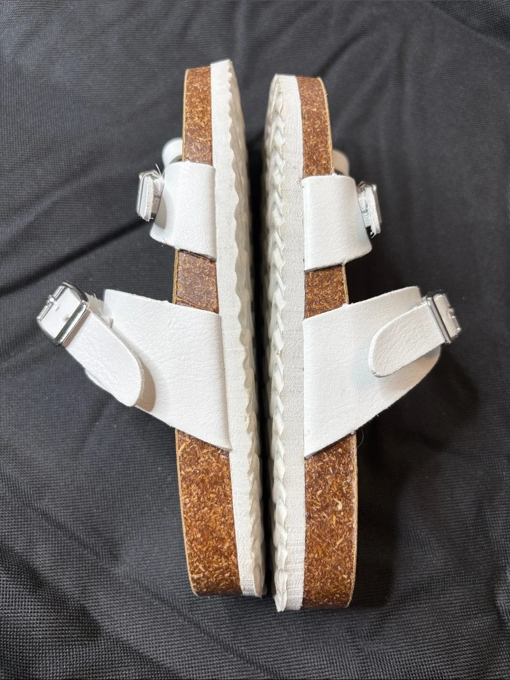 Madden Girl Toe  Sandals White Adjustable Sandals Size 13